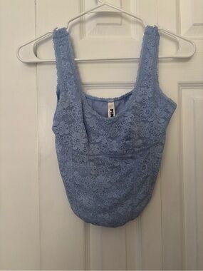 Victoria's Secret Light Blue Lace Camisole